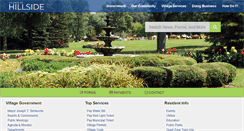 Desktop Screenshot of hillside-il.org